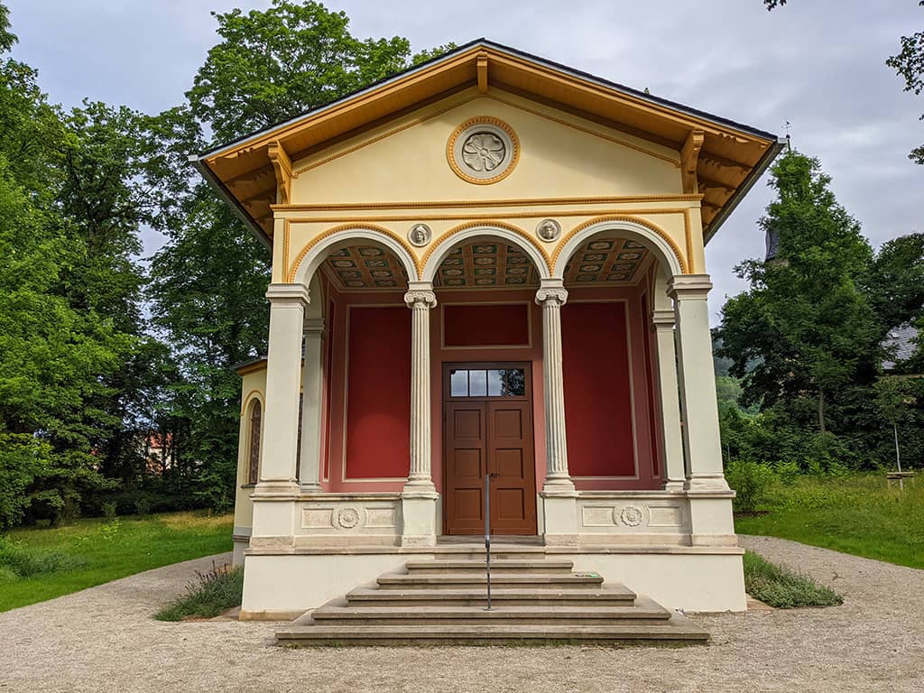 Pavillon „Römisches Haus” im Goethepark Jena